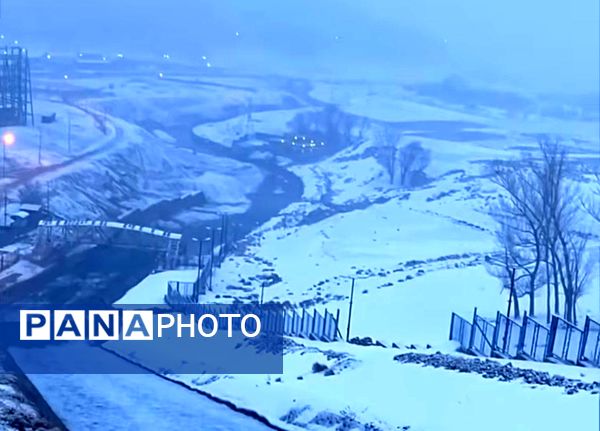 اولین برف پاییزی در شهرستان کوهرنگ