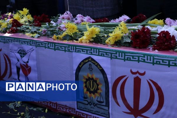 مراسم تشییع پیکر مطهر شهید والامقام شاهین دهقانی