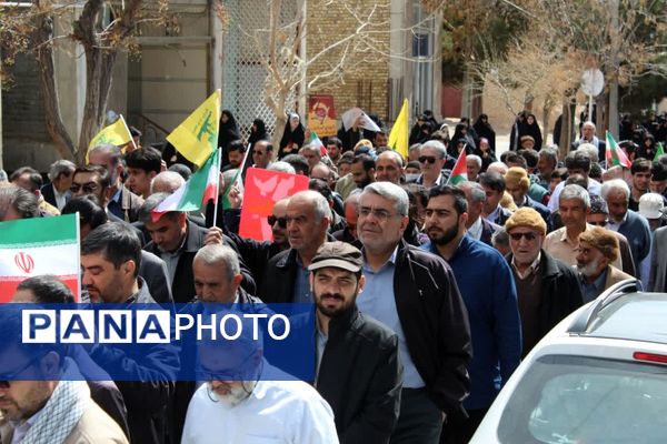 راهپیمایی روزجهانی قدس در شهر درق