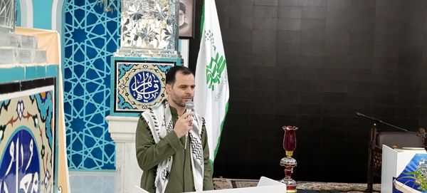 بدرقه دانش‌آموزان اعزامی به پیاده‌روی اربعین 