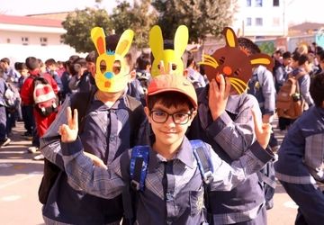 صبحگاه دانش‌آموزی در دبستان قلمچی گرگان