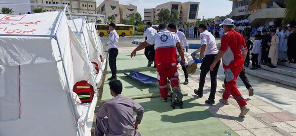 آژیر مانور آمادگی در مقابله با سونامی در چابهار نواخته شد