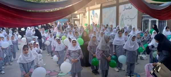 حضور دانش‌آموزان ابتدایی در استان خراسان شمالی 
