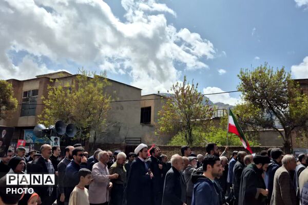 راهپیمایی روز قدس در استهبان