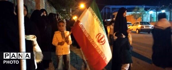 مراسم اربعین امام شهید آیت الله خامنه ای و دانش آموزان میناب در روستای مهدی آباد خلیل آباد 