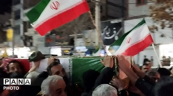 تشییع پیکر شهیدپاسدار بردستان مردم ساوجبلاغ