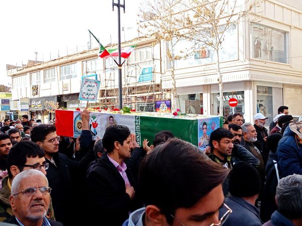 تشییع با شکوه شهید جوادحسن زاده شهید مرزبانی فراجا