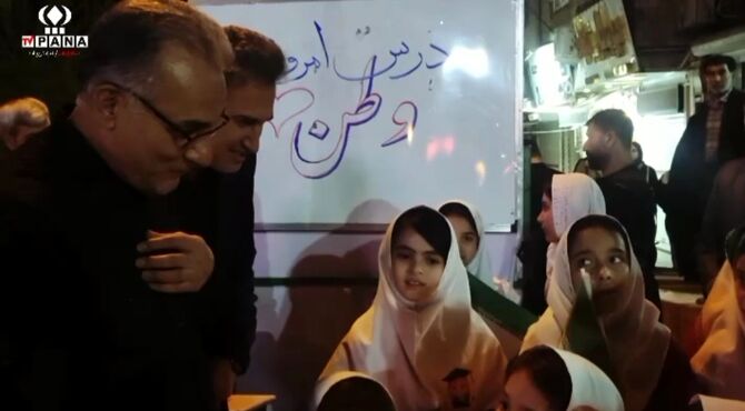 حضور پرشور دانش‌آموزان در شب‌های روشن گالیکش