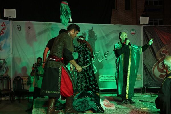 شب چهارم  تعزیه‌خوانی مدرسه الغدیر قیامدشت