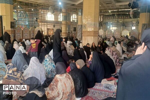 جلوه‌های عشق و دلدادگی در مصلی؛ حضور پرشور مردم غیور شهرستان قدس در سوگواری ایام فاطمیه
