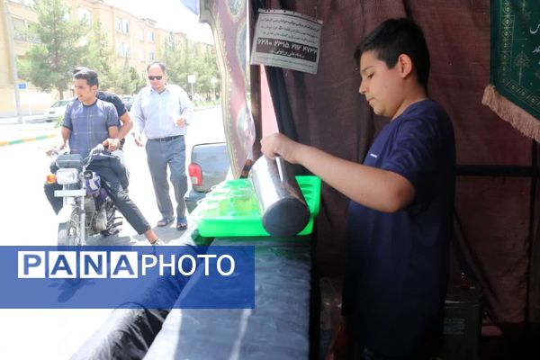 موکب مسجد حضرت صاحب الزمان(عج) در روز عاشورا