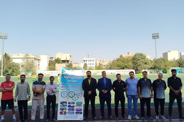 برگزاری مسابقات فوتبال در راستای اجرای «طرح ملی میدان پویا» در ناحیه دو شهرری 