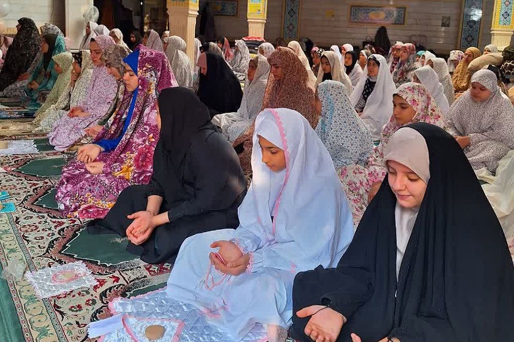 اعتکاف دختران شهرستان ورامین
