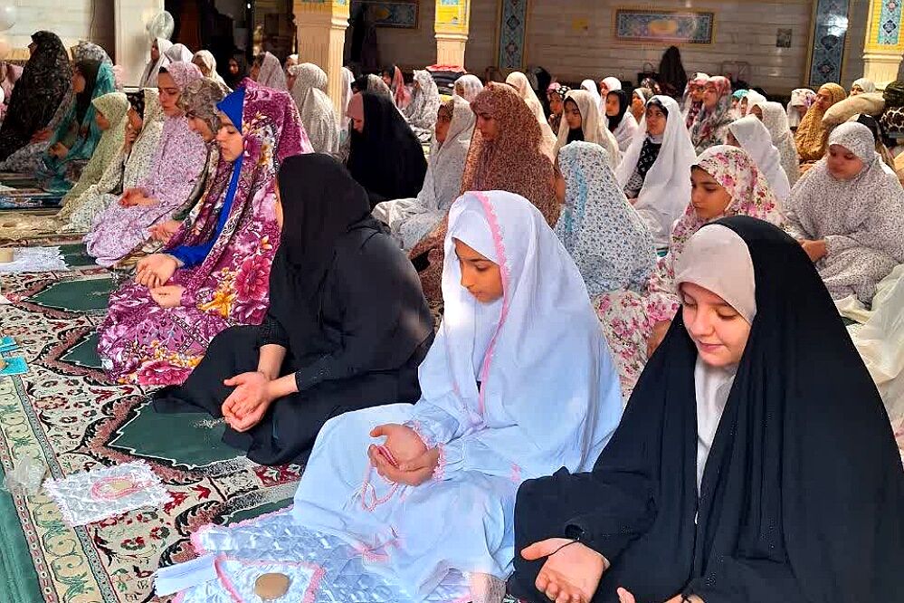 اعتکاف دختران شهرستان ورامین