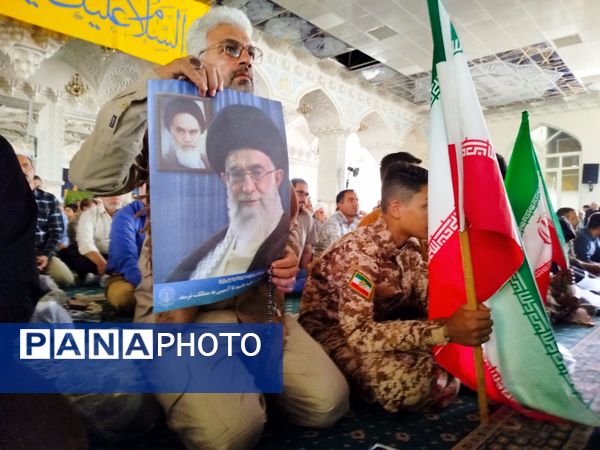 نماز جمعه شهرستان کاشمر با حضور مردم به صورت باشکوه برگزار شد 