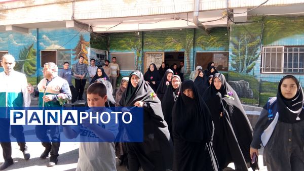 مراسم استقبال از زائر اولی‌های مددجویان مرکز توانبخشی فردوس اهر