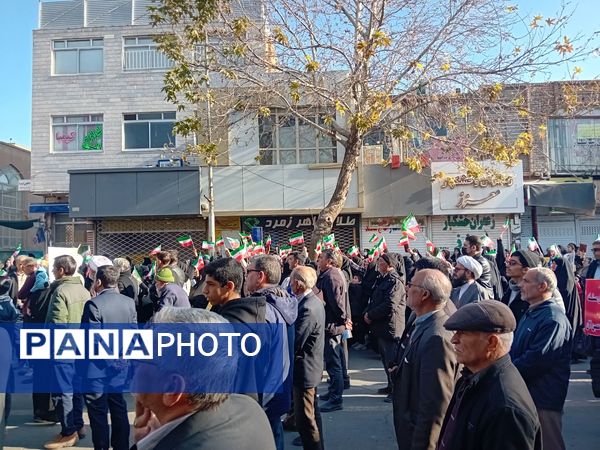 راهپیمایی میثاق با ولایت و محکوم نمودن اغتشاشات گروه های تروریستی در کاشمر