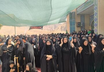 مراسم جاماندگان اربعین حسینی 