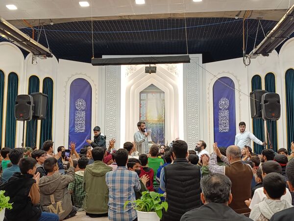 مراسم ولادت امام حسن مجتبی(ع) در میدان شهدای مشهد مقدس