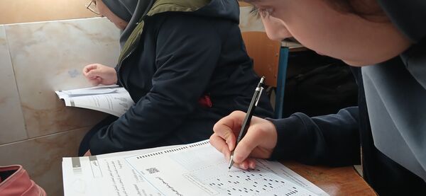 برگزاری آزمون جامع دستاوردهای یادگیری در آموزشگاه فدک فاروج