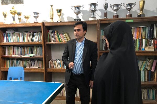 بازدید سرگروه کیفیت بخشی فعالیت‌های پرورشی از مدارس ناحیه دو شهرری 