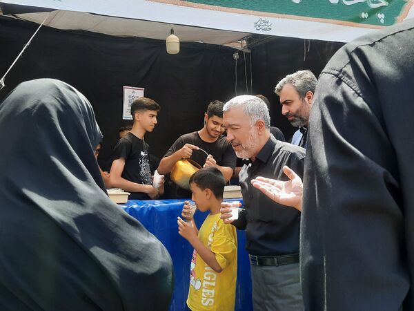 بازدید  رئیس مرکز حراست وزارت آموزش و پرورش از خدمت‌رسانی به زائران در مشهد