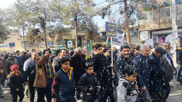 راهپیمایی یوم الله ۲۲ بهمن ماه در شهرستان خلیل‌آباد
