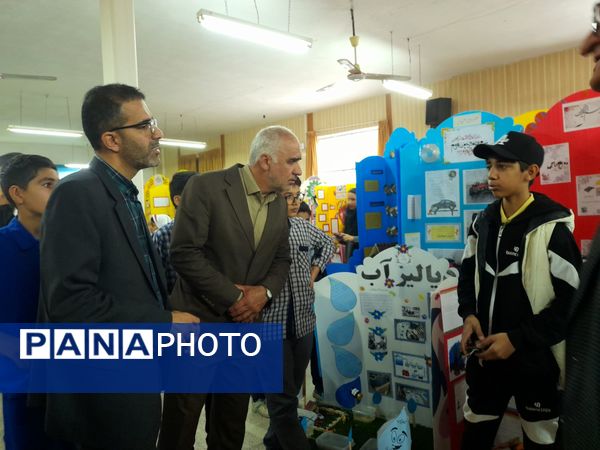 نمایشگاه طرح جابر در دبیرستان بیت المقدس قائمشهر