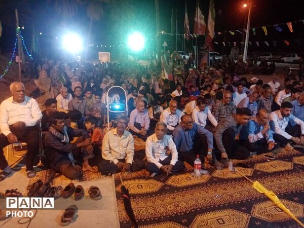 جشن عید غدیر در محله مارم باغ‌شهر فین