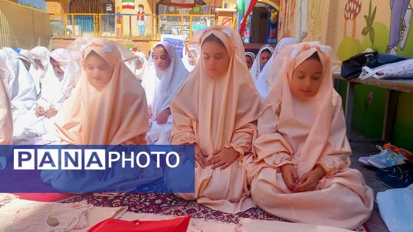 نواختن زنگ نماز با شعار «مِهر با مُهر» در مدارس شهرستان ملارد همزمان با آغاز سال تحصیلی