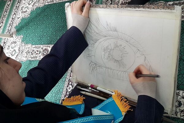 جلوه خلاقیت دانش‌آموزان بنت‌الهدی در هفته «ماها»