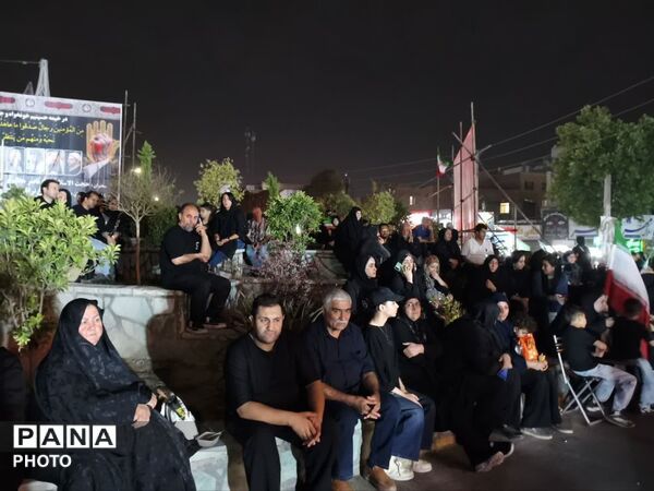 صد و شانزدهمین تجمع اقتدار فردیس در شب عاشورای حسینی