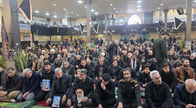 تشییع باشکوه شهید محمد رجبی در ماه مبارک رمضان با حضور گسترده مردم تویسرکان در روز جمعه