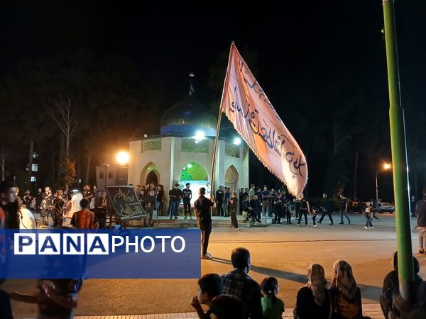 مراسم عزاداری شب عاشورا در پایگاه هوایی شهید دوران شیراز