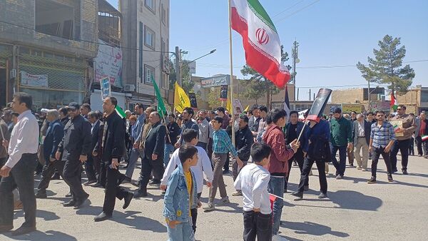 حضور پر شکوه مردم شهرستان جاجرم در راهپیمایی روز جهانی قدس