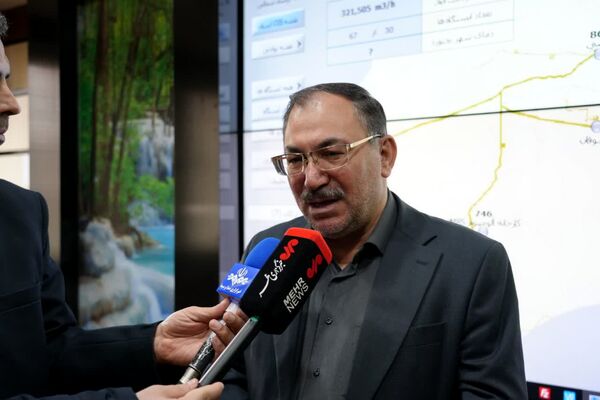 بازدید استاندار از مانیتورینگ و دیسپاچینگ شرکت گاز خراسان شمالی