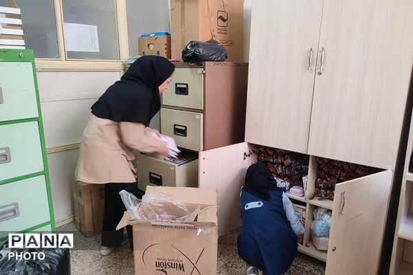  آماده‌سازی مدرسه شهید معظم برای اول مهر 