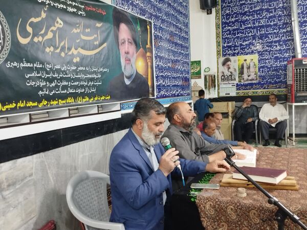 برگزاری مراسم اولین سالگرد شهادت خادم الرضا در شهر حسن آباد