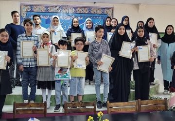 از برگزیدگان مسابقه کشوری پنج‌شنبه‌های نانویی شهرستان ملارد تجلیل شد