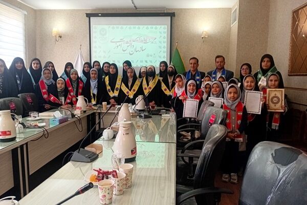 مراسم بزرگداشت روز سازمان دانش آموزی در ناحیه 5 مشهد