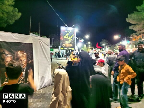 رمی جمرات با سنگ زدن به شیاطین زمان در کاشمر