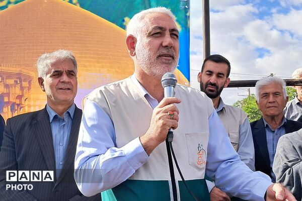 آیین اهتزار پرچم مقدس آستان‌‌قدس‌رضوی در بهارستان‌دو