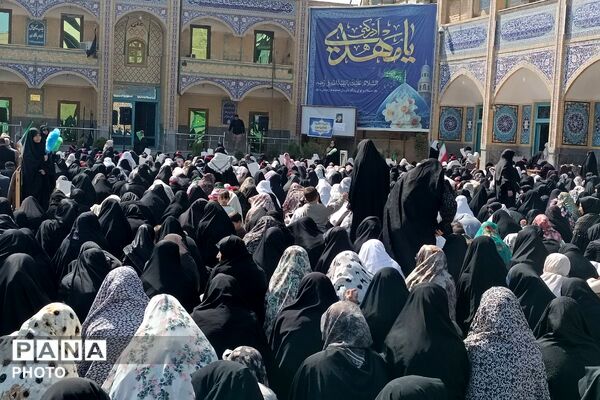 خروشِ بصیرت در صحن امامزاده جعفر (ع)؛ تالار قرآن پیشوا گنجایش دریای سوگواران مقتدا را نداشت