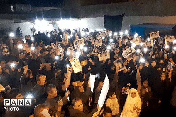 اجتماع بزرگ مردم قلعه رئیسی در پی شهادت رهبر معظم انقلاب 