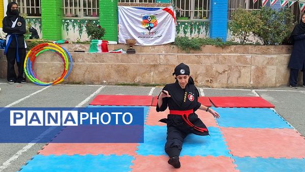 المپیاد ورزشی درون مدرسه‌ای در دبیرستان فاطمیه‌ ناحیه یک کرج