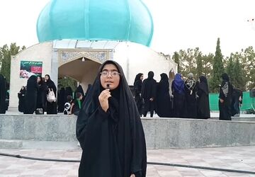 برگزاری عزاداری احلی من العسل  در بهاباد
