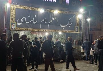 میدان امام خمینی (ره)شهرستان خرم اباد میزبان مردم در شب قدر شد