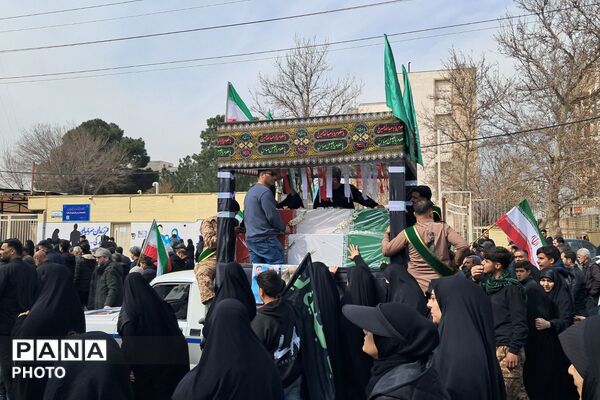 تشییع پیکر مطهر شهدای وطن در گلزار شهدای شهرستان ملارد