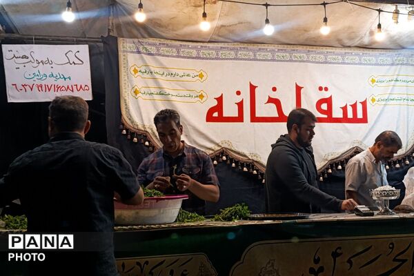 غرفه شهدای دانش آموز ورامین میزبان شما در میدان امام حسین(ع)