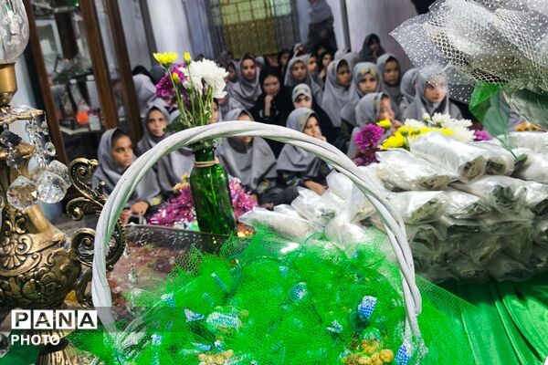 آیین سوگواره «احلی من العسل» در دبستان دخترانه آیت‌الله مرعشی نجفی کهریزک 